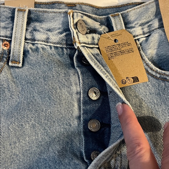 Levi's Vintage Wash Long Denim Skirt Size 28 - Picture 5 of 11